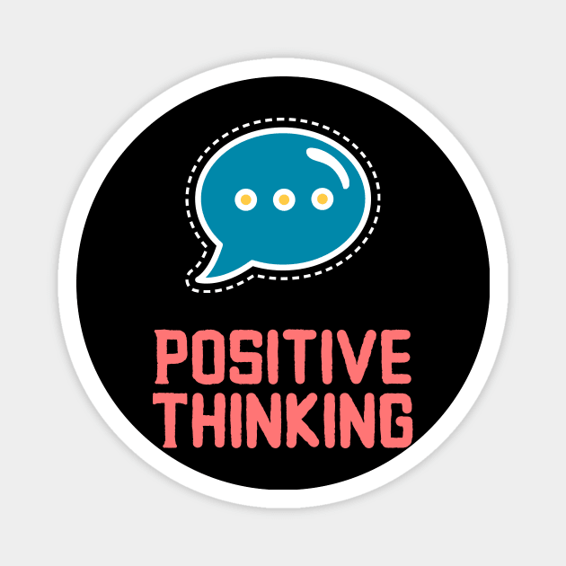 Positive Thinking Magnet by Lasso Print